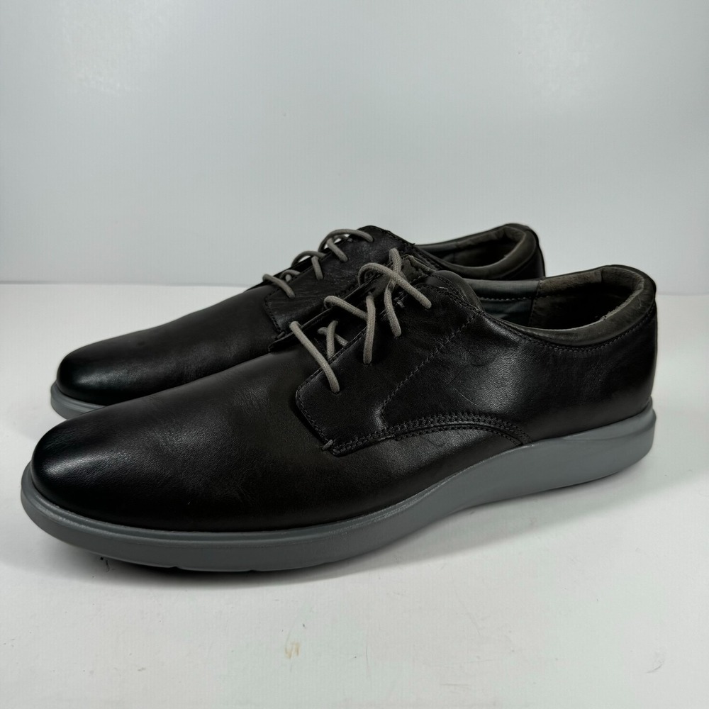 Cole Haan Grand Plus Essex Men's US 12M Magnet Grey Leather Wedge Oxford C28730
